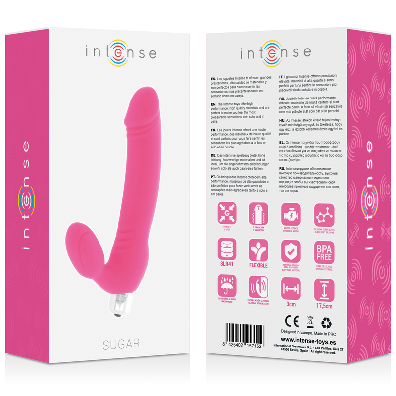 INTENSE - SUGAR SEVEN SPEEDS SILICONE FUSHSIA - Imagen 5