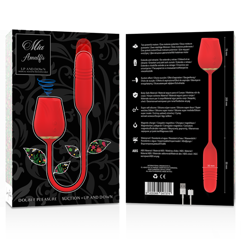 MIA - AMALFI DOBLE PLEASURE SUCCIONADOR + UP AND DOWN - Imagen 5