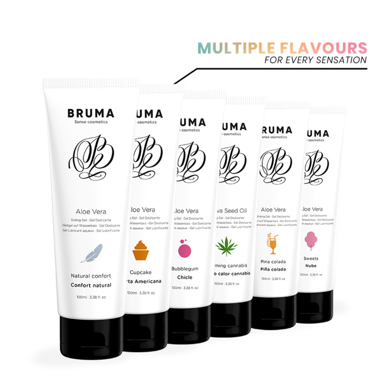 BRUMA - GEL DESLIZANTE CON ALOE VERA SABOR A PIÑA COLADA 100 ML - Imagen 7