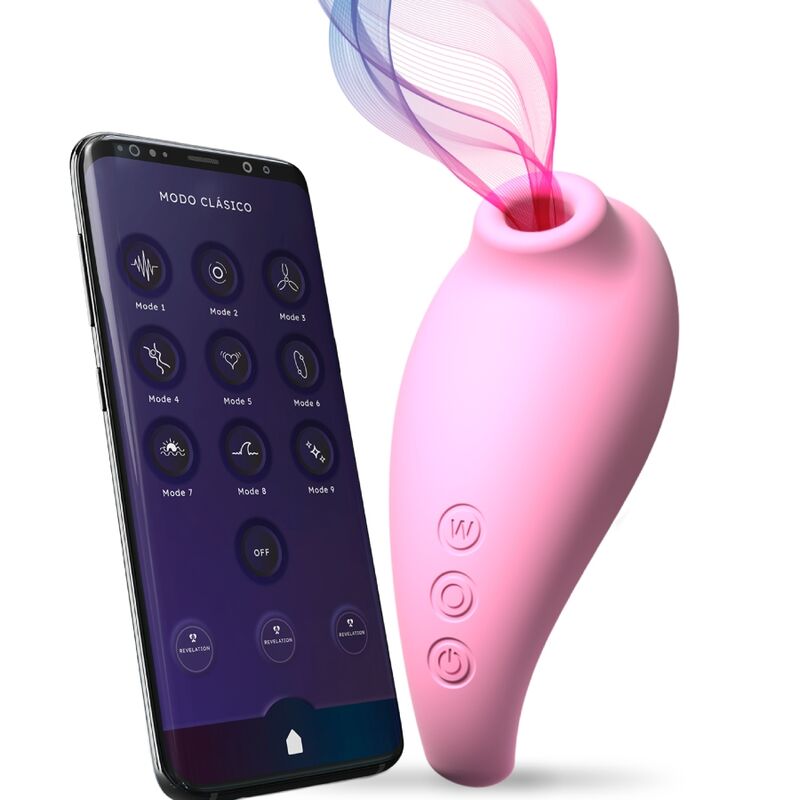ADRIEN LASTIC - REVELATION SUCCIONADOR CLÍTORIS ROSA - APP GRATUITA - Imagen 2