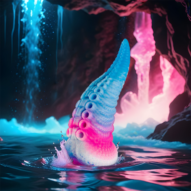 EPIC - PHORCYS DILDO TENTÁCULO AZUL TAMAÑO PEQUEÑO - Imagen 3