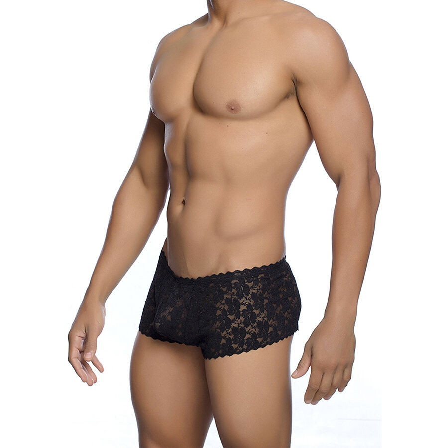 MOB - BOXER ENCAJE NEGRO TALLA S/M - Imagen 3