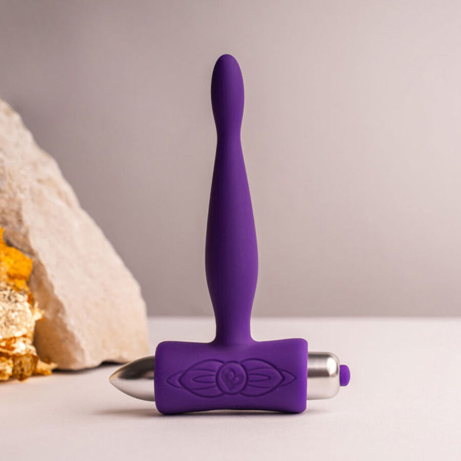 ROCKS- OFF - PETITE SENSATIONS TEAZER PLUG ANAL VIBRADOR MORADO - Imagen 4