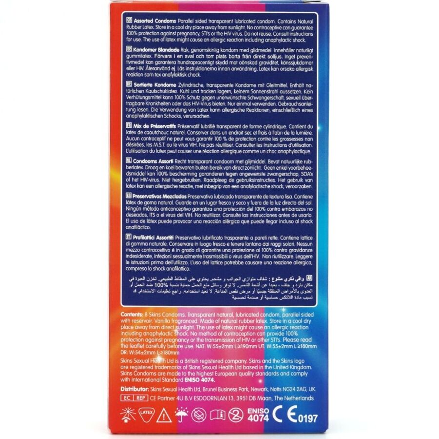 SKINS - SURTIDO PRESERVATIVOS PREMIUM PACK 8 - Imagen 2