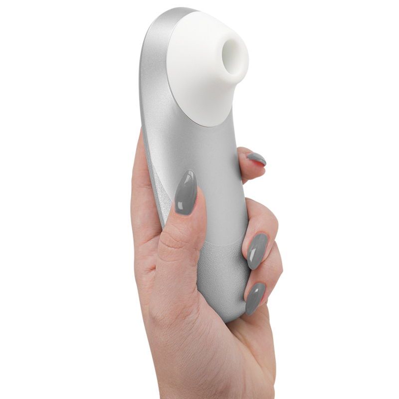 WOMANIZER - PRO VIBRANT ESTIMULADOR DE CLÍTORIS GRIS PLATA - Imagen 6