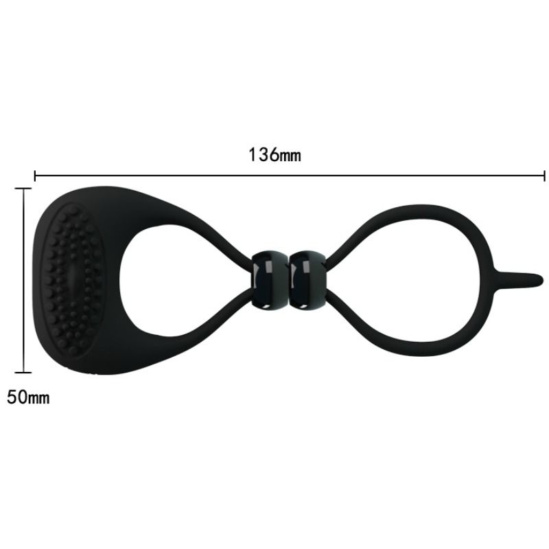 PRETTY LOVE - ANILLO DOBLE PARA PENE Y TESTÍCULOS - Imagen 6