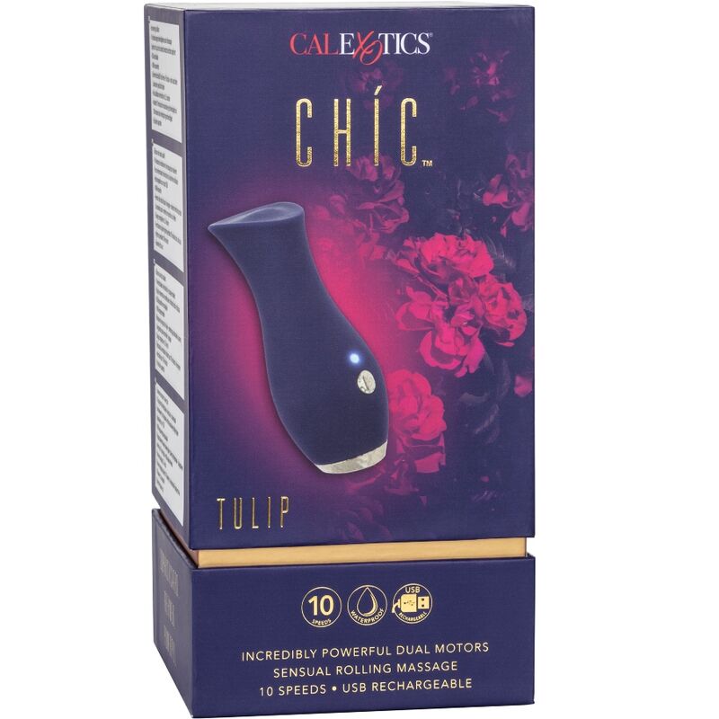 CALEXOTICS - CHIC TULIP MASAJEADOR AZUL - Imagen 2