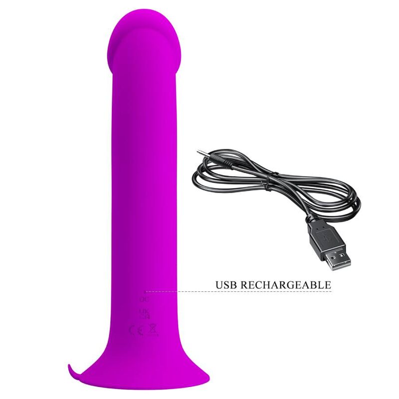 PRETTY LOVE - MURRAY VIBRADOR Y ESTIMULADOR PUNTO G MORADO - Imagen 8