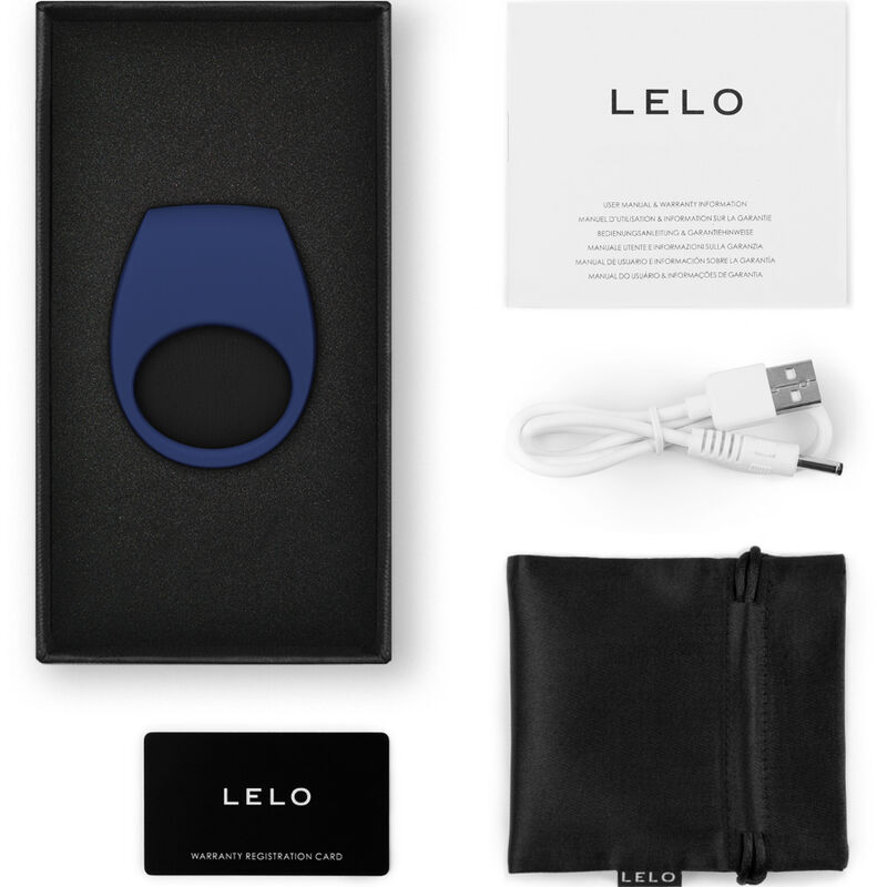LELO - TOR 3 ANILLO VIBRADOR NEGRO - Imagen 3
