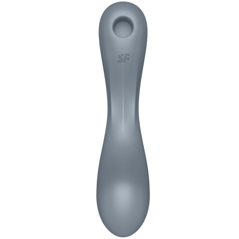 SATISFYER - CURVE TRINITY 1 AIR PULSE VIBRATION GRIS - Imagen 5