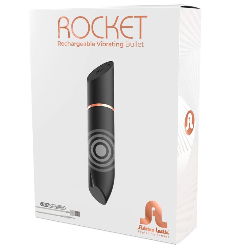 ADRIEN LASTIC - ROCKET BALA RECARGABLE NEGRO - Imagen 3