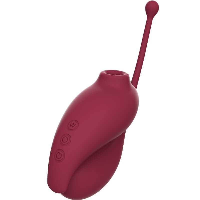 ADRIEN LASTIC - INSPIRATION SUCCIONADOR CLÍTORIS + HUEVO VIBRADOR ROJO - APP GRATUITA - Imagen 4