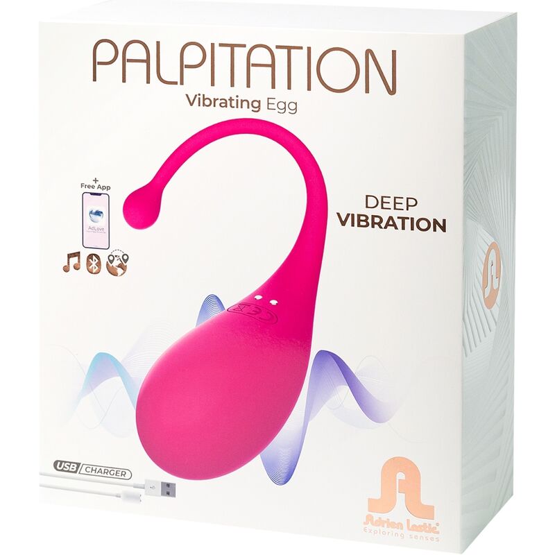 ADRIEN LASTIC - PALPITATION HUEVO VIBRADOR VERDE + APP GRATUITA - Imagen 7