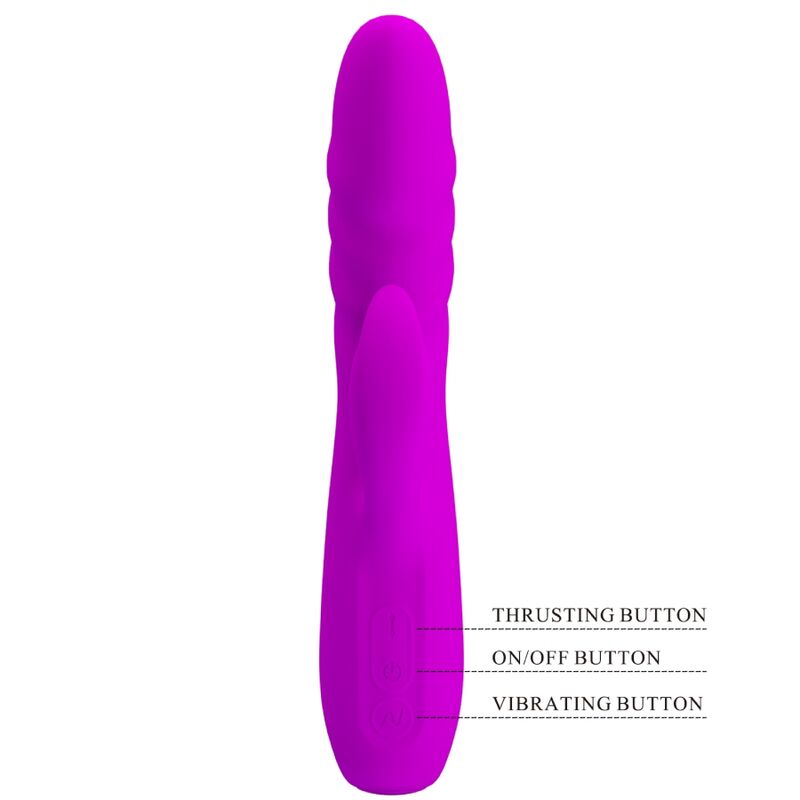 PRETTY LOVE - MELANIE VIBRADOR CONEJO RECARGABLE MORADO - Imagen 4