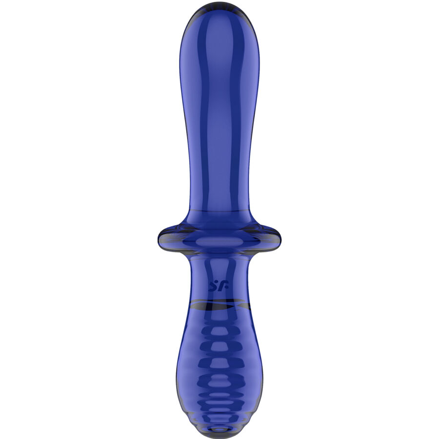 SATISFYER - DOUBLE CRYSTAL DILDO TRANSPARENTE - Imagen 4