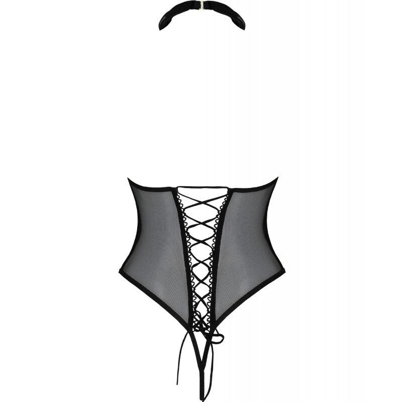 PASSION - TRISHA BODY ABIERTO NEGRO S/M - Imagen 3