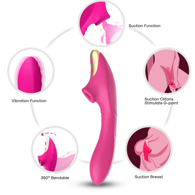 ARMONY - DUDU SUCCIONADOR CLÍTORIS FUCSIA - Imagen 2