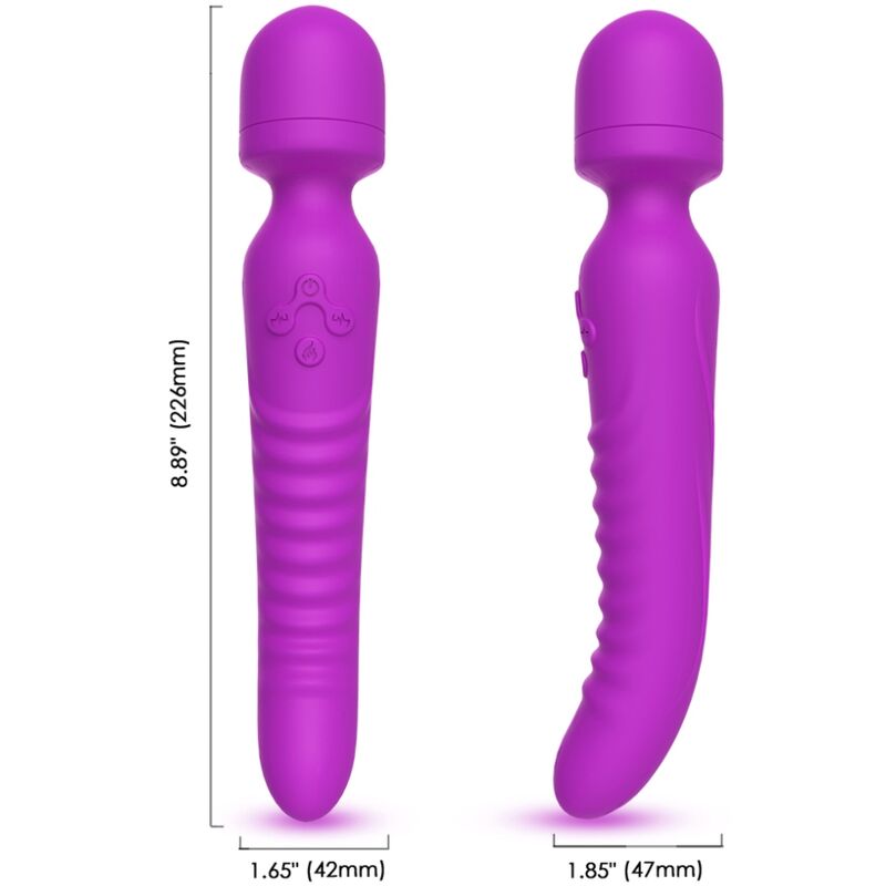 ARMONY - MISSION MASAJEADOR & VIBRADOR EFECTO CALOR VIOLETA - Imagen 3