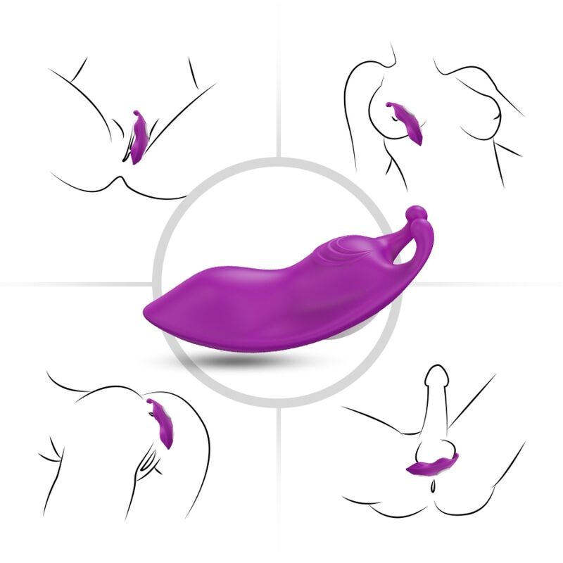 ARMONY - HONEYBEE PANTIES VIBRADOR PUNTO G CONTROL REMOTO VIOLETA - Imagen 11