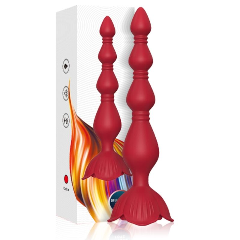 ARMONY - ROSA VIBRADOR PAGODA & PLUG ANAL ROJO - Imagen 4
