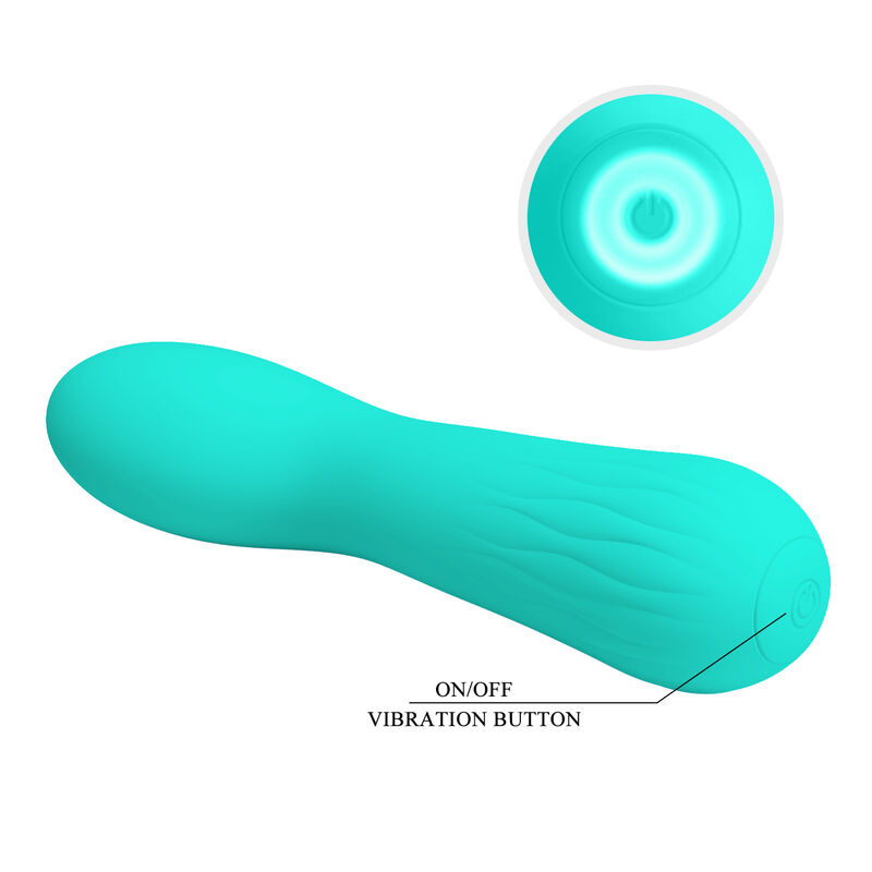 PRETTY LOVE - FAUN VIBRADOR RECARGABLE VERDE AGUA - Imagen 6