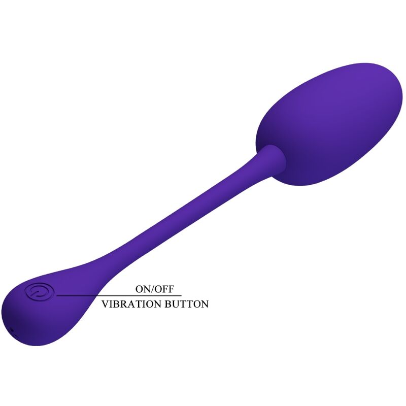 PRETTY LOVE - KNUCKER HUEVO VIBRADOR RECARGABLE LILA - Imagen 6