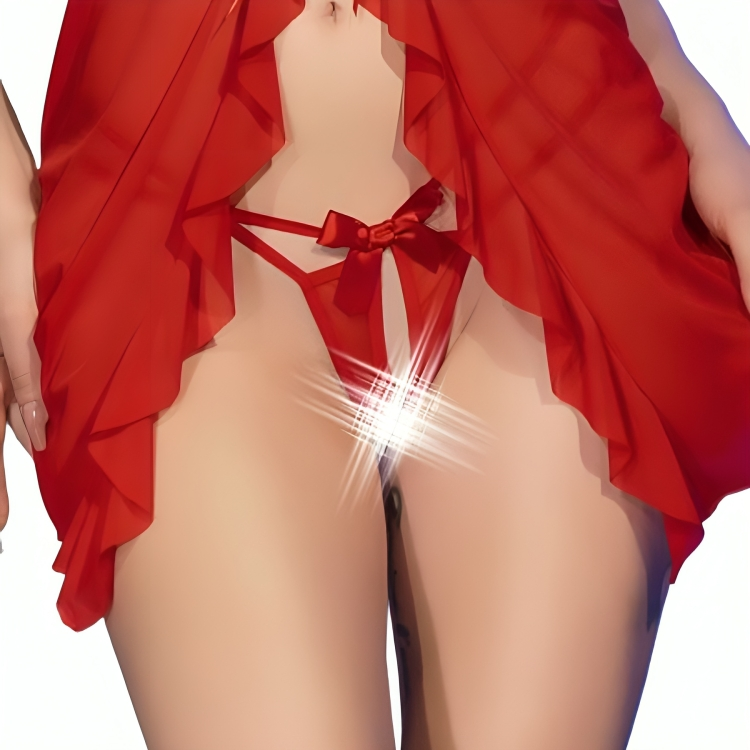 CHILIROSE - CR 4696 BABYDOLL ROJO S/M - Imagen 3