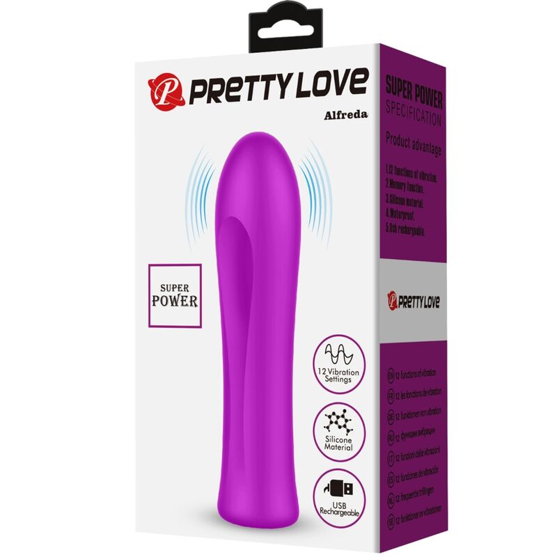 PRETTY LOVE - ALFREDA VIBRADOR SUPER POWER VIOLETA - Imagen 2