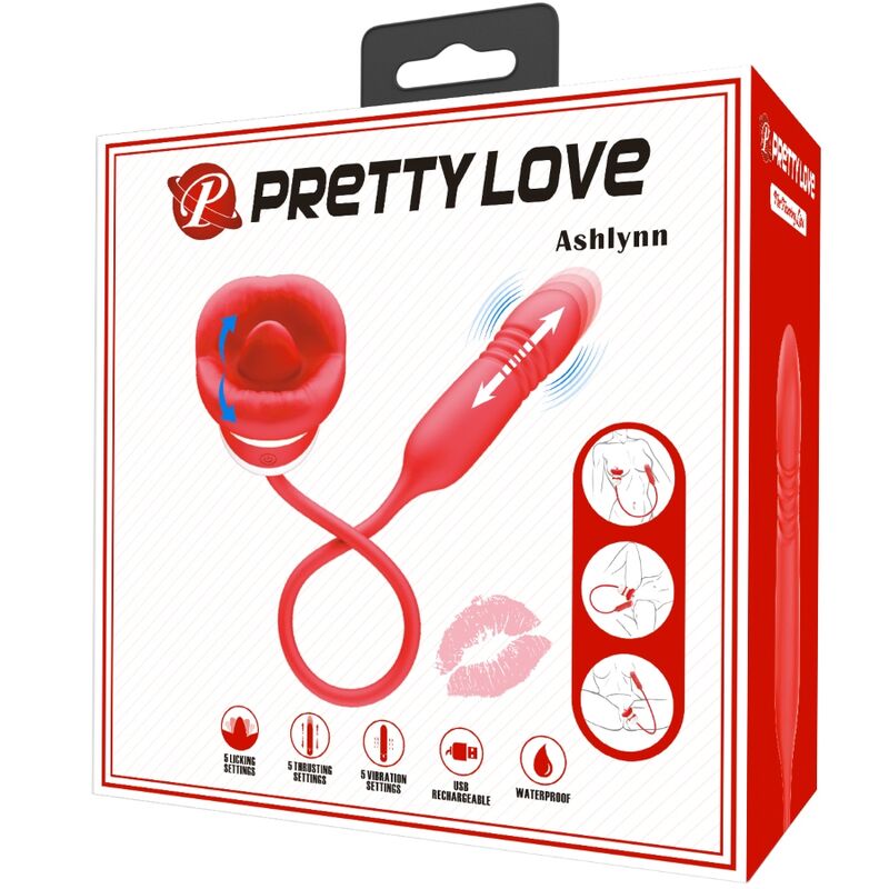 PRETTY LOVE - ASHLYNN MASTURBADOR BOCA ROJO - Imagen 2