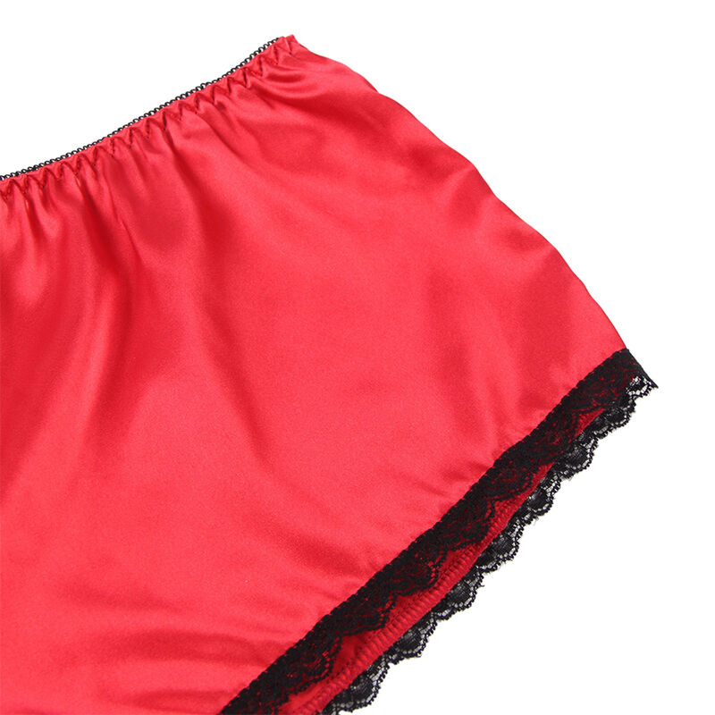 SUBBLIME - 953898 SET 3 PIEZAS ENCAJE Y SATEN ROJO S/M - Imagen 14