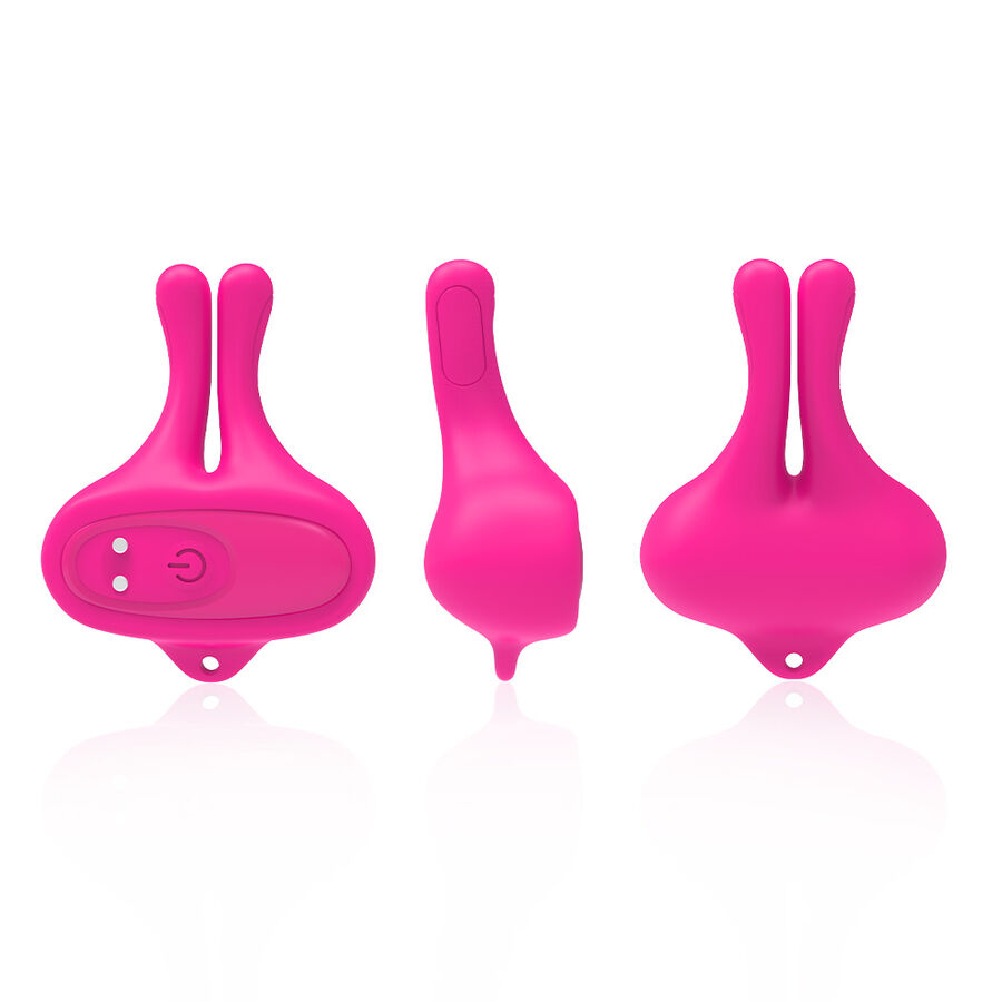 ARMONY - PINZAS PARA PEZONES MAGNÉTICA CON VIBRACIÓN FORMA CONEJO ROSA - Imagen 10