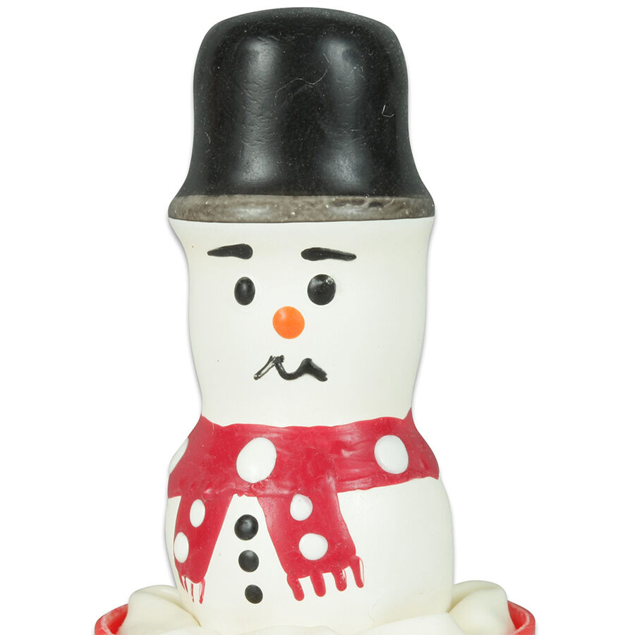 CONDOMERIE - PRESERVATIVO DECORATIVO PINTADO A MANO MUÑECO DE NIEVE - Imagen 2