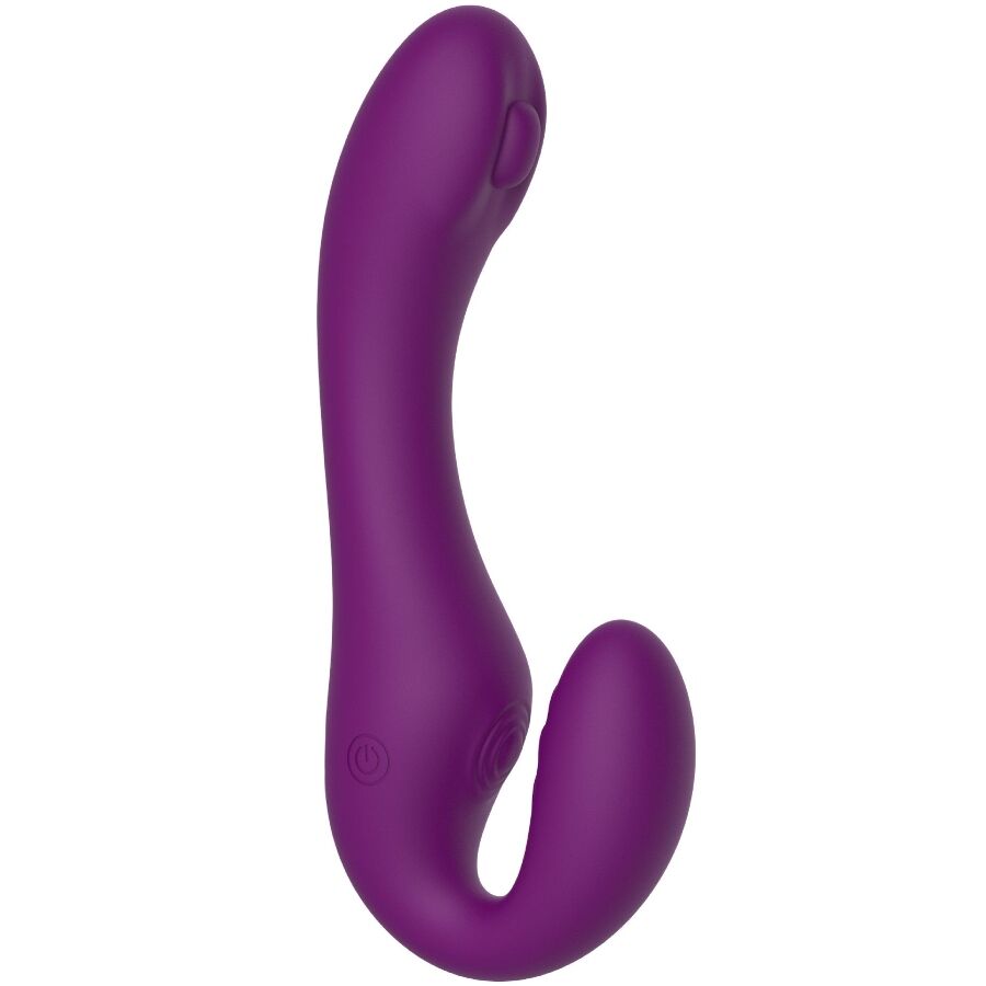XOCOON - STRAPLESS STRAP-ON VIBRADOR 2 EN 1 CON CONTROL REMOTO MORADO - Imagen 16