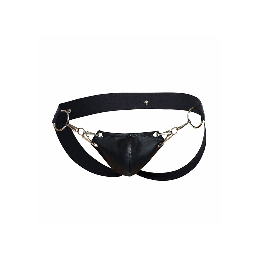MOB - DNGEON JOCKSTRAP NEGRO A PRESIÓN TALLA ÚNICA - Imagen 4