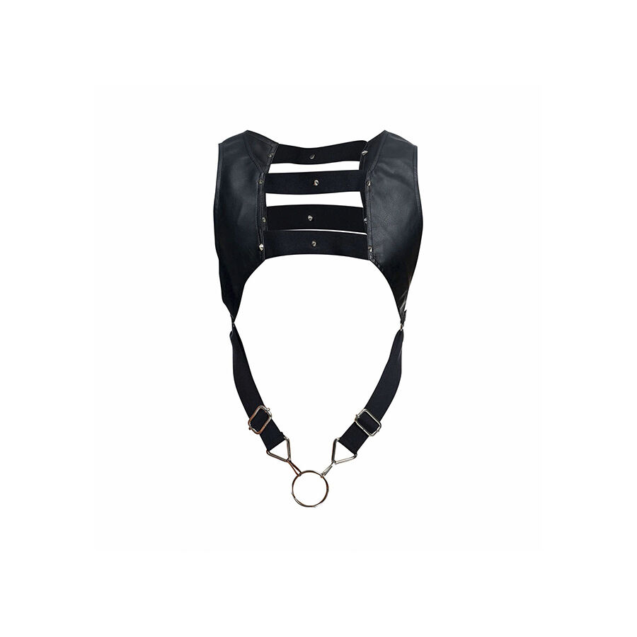 MOB - DNGEON ARNÉS NEGRO CON ANILLO SUPERIOR PARA EL PENE TALLA ÚNICA - Imagen 8