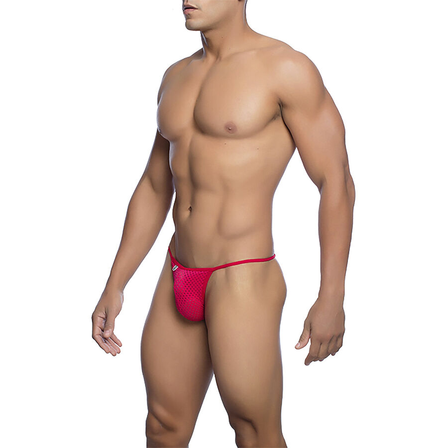 MOB - V-STRING DE MICROFIBRA ROJA TALLA S/M - Imagen 4