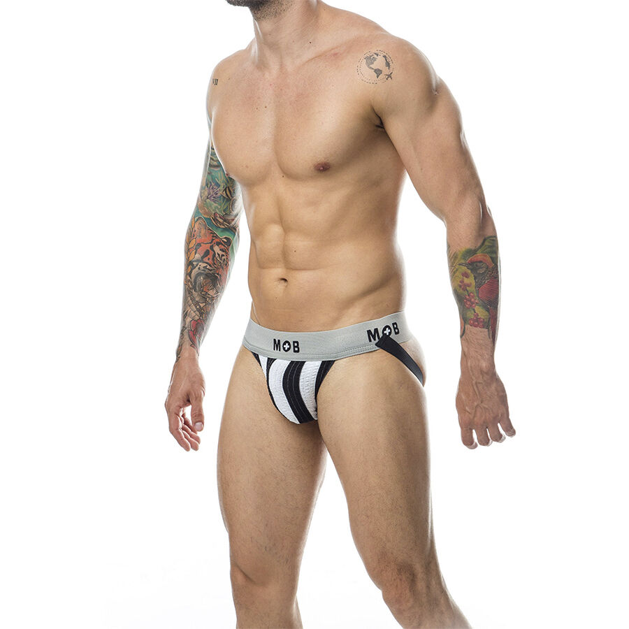 MOB - JOCK CLASICO STRIPE BLANCO TALLA S - Imagen 6