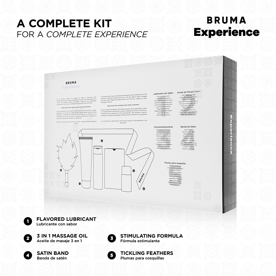 BRUMA XPERIENCE - KIT TENTACIÓN DULCE TARTA AMERICANA CON POTENCIADOR DE ORGASMOS - Imagen 3
