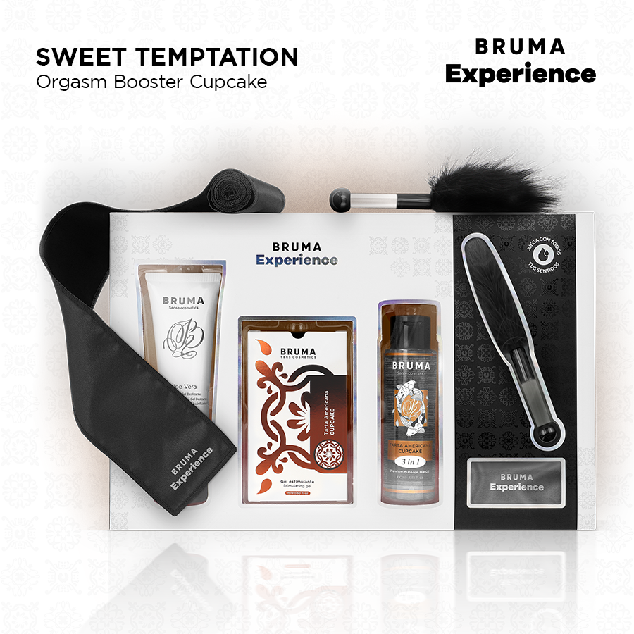 BRUMA XPERIENCE - KIT TENTACIÓN DULCE TARTA AMERICANA CON POTENCIADOR DE ORGASMOS - Imagen 7
