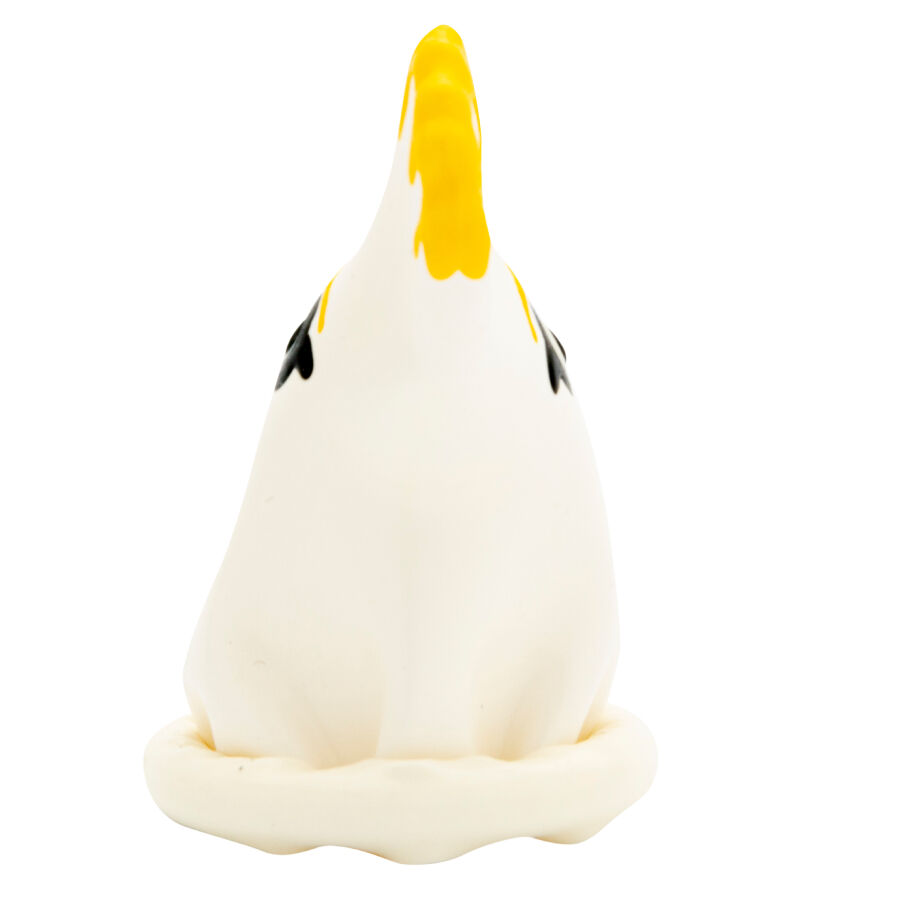 CONDOMERIE - PRESERVATIVO DECORATIVO PINTADO A MANO LORO BLANCO - Imagen 3