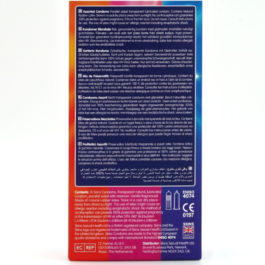 SKINS - SURTIDO PRESERVATIVOS PREMIUM PACK 16 - Imagen 4
