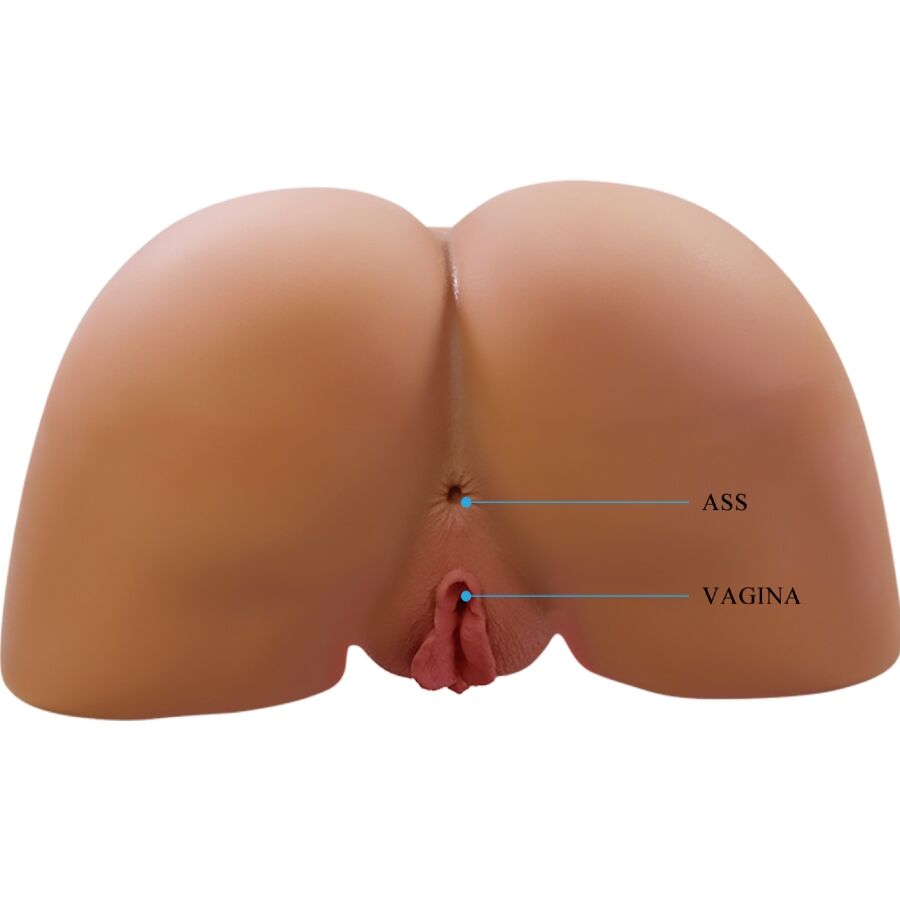 CRAZY BULL - ILANA TRASERO FEMENINO REALISTA VIBRADOR & SUCCIONADOR CON SONIDO 6.8 KG - Imagen 3