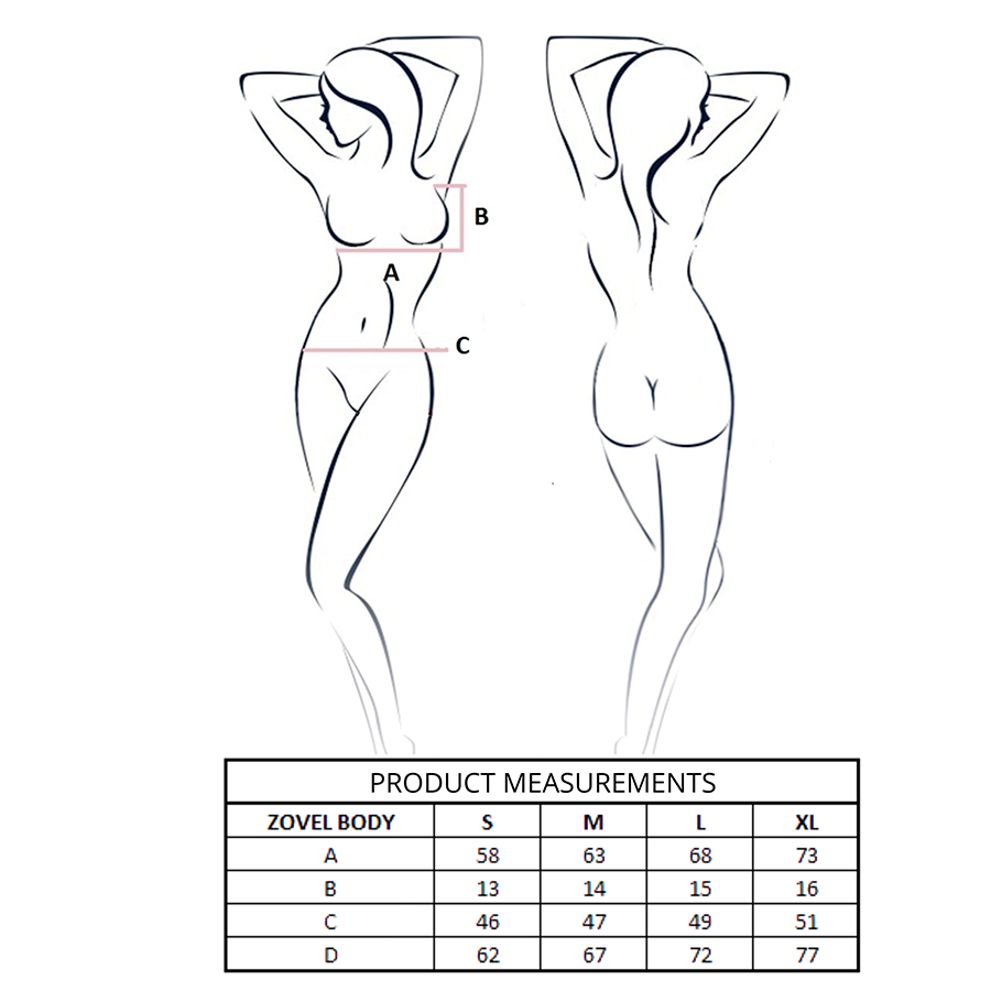 PASSION - ZOVEL BODY NEGRO S/M - Imagen 4