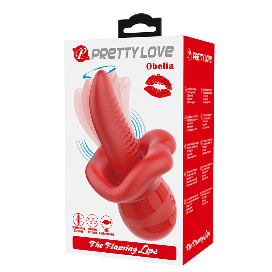 PRETTY LOVE - OBELIA LENGUA MASTURBADORA CON MOVIMIENTO ORBITAL - Imagen 10