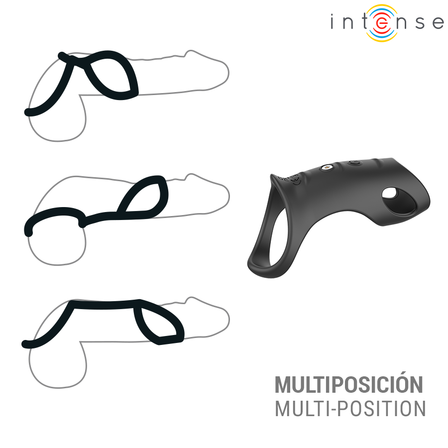 INTENSE - JEROME ANILLO VIBRADOR AJUSTABLE MODELO 12 - Imagen 3