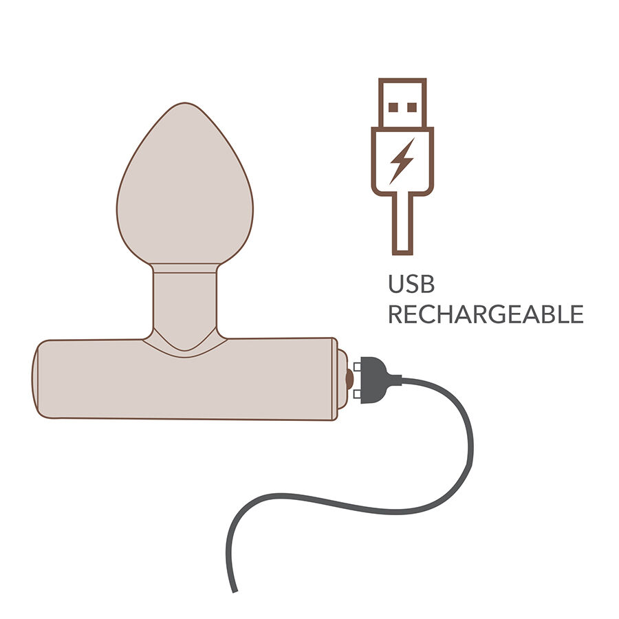 ROCKS-OFF - NOVA ASTRYX PREMIUM PLUG ANAL RECARGABLE 16 FUNCIONES NEGRO - Imagen 10