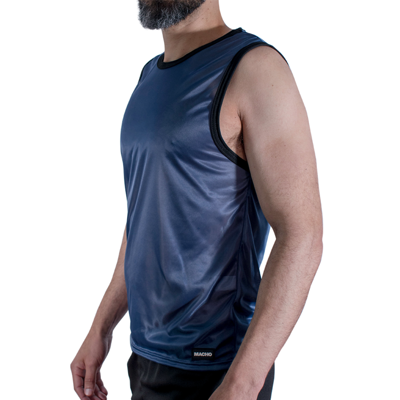 MACHO - CAMISETA AZUL MARINO S/M - Imagen 2