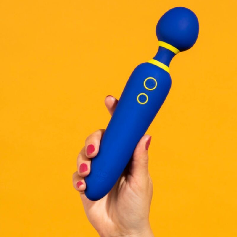ROMP - FLIP VIBRADOR WAND SILENCIOSO 10 MODOS AZUL - Imagen 11