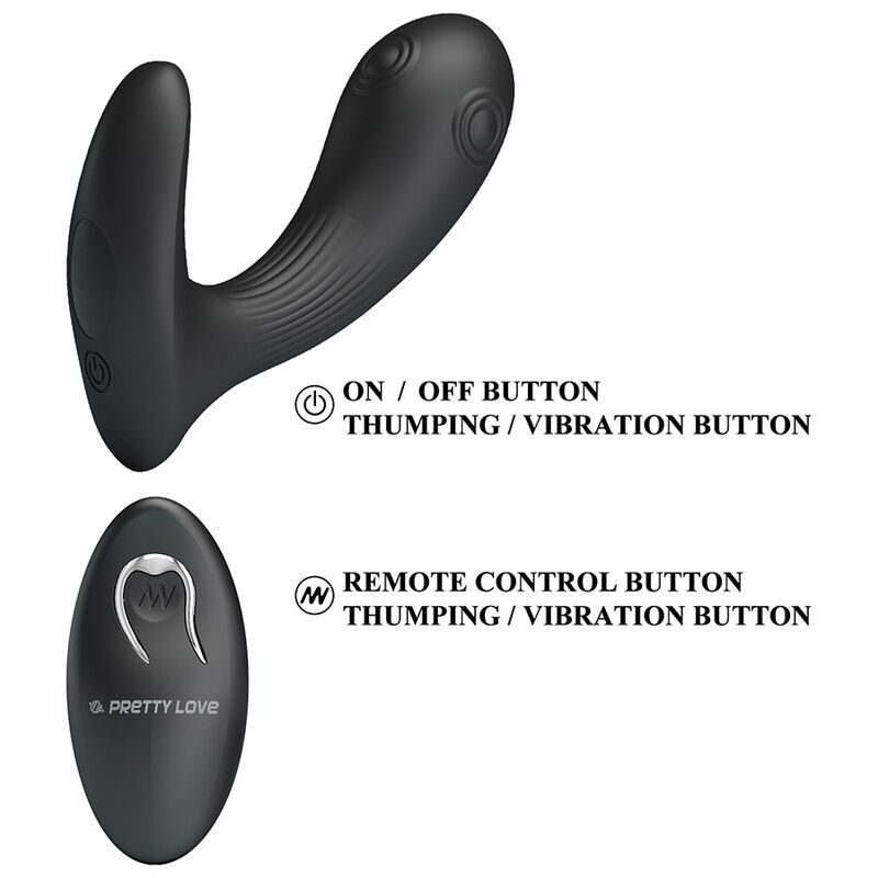 PRETTY LOVE - MIRABELLE VIBRADOR PROSTÁTICO CON CONTROL REMOTO - Imagen 5
