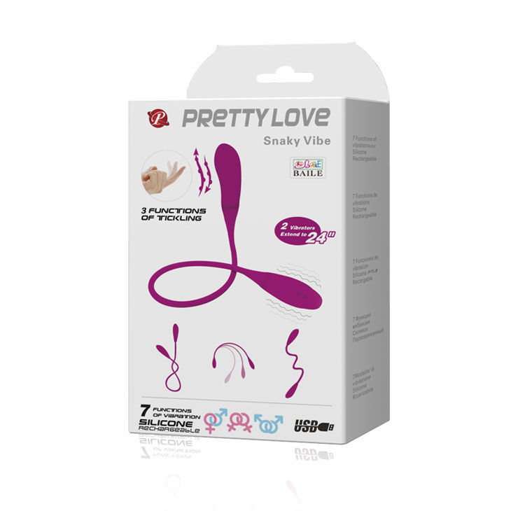 PRETTY LOVE - SMART SNAKY VIBE VIBRADOR 7 V + 3 TICKLING - Imagen 4